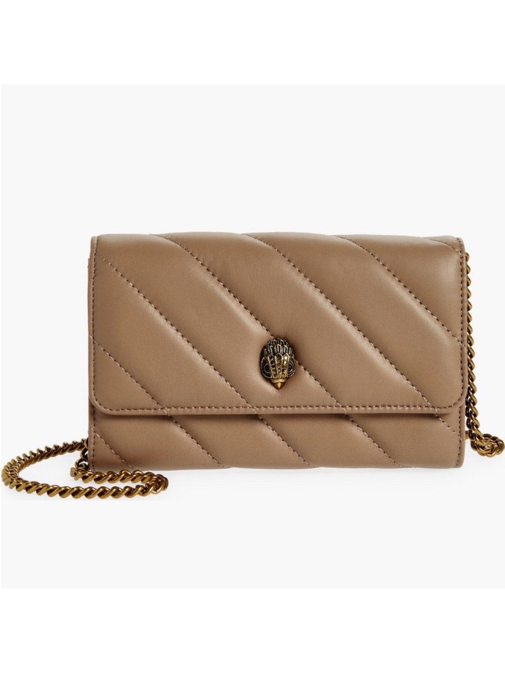 KURT GEIGER Soho Taupe Leather Wallet on Chain
Kurt Geiger London
